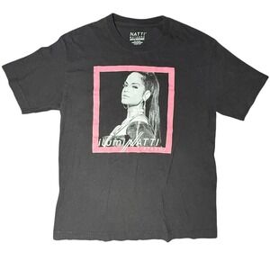 M NATTI NATASHA Official‎ Merchandise Graphic T-Shirt Black Medium Cotton Top